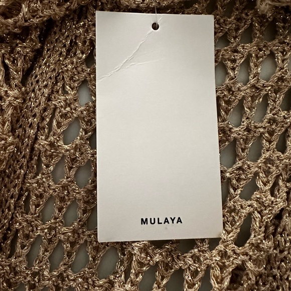 ❤️ GORGEOUS OPEN KNIT SWEATER EUC ONE SIZE.MADE IN ITALY - Picture 3 of 4